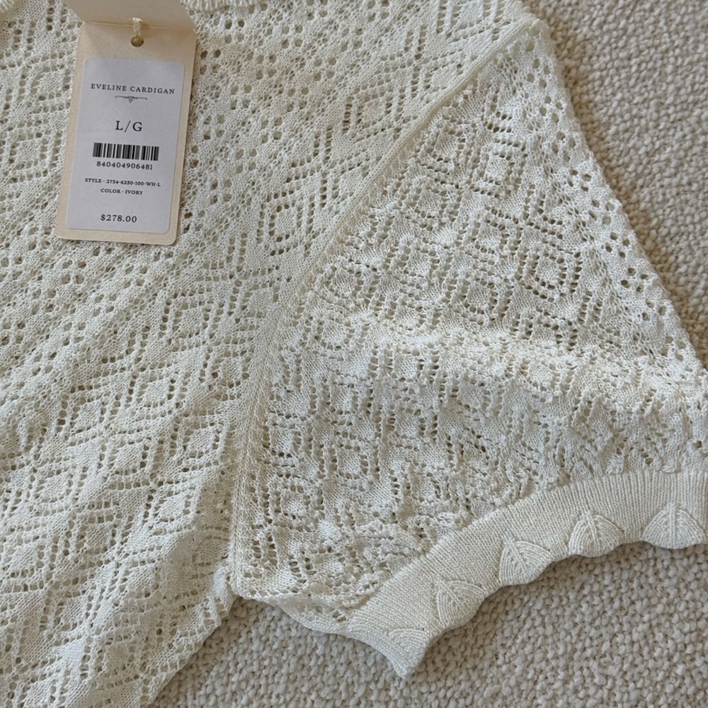 DÔEN Eveline Ivory Cardigan - Picture 6 of 7